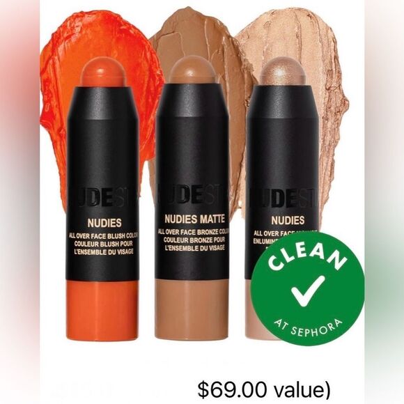Limited Edition NUDESTIX Mini Beachy Nudes 3pc Kit - Picture 2 of 3